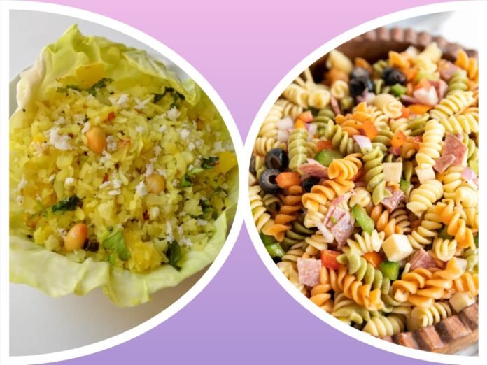 पोहे, अवांतर, मराठीकथा, मराठीआवृत्ती, मराठीसाहित्य, मराठीलेखक, मराठीआर्टिकल, रेसिपी, कोबीपोहे, पास्तासलाड, TastyRecipe, CabbagePoha, PastaSalad