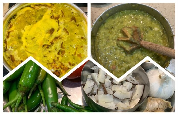 अवांतर, recipe, रेसिपी, विदर्भ स्पेशल, विदर्भ खासियत, मिरचीची भाजी, मिरची भाजी भाकरी, डाळगंडोरी