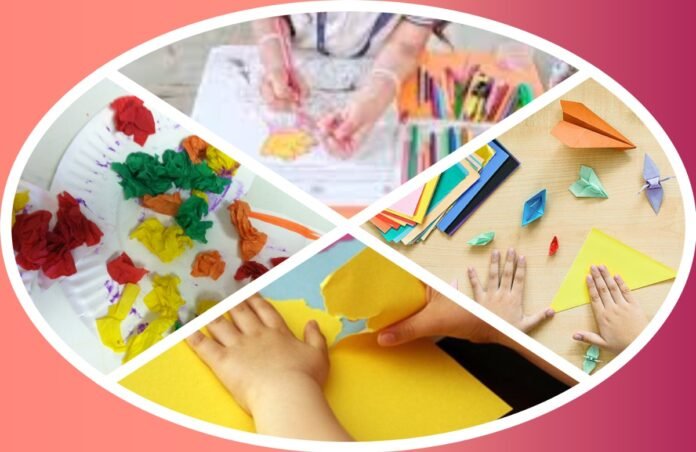 अवांतर, मराठीआर्टिकल, मराठीलेख, शाळाप्रवेश, खेळगट अभ्यासक्रम, हस्तव्यवसाय, फाडकाम, चुरगळा काम, चित्रकला, चित्र रंगवणे, ठसे काम, कागदकाम,